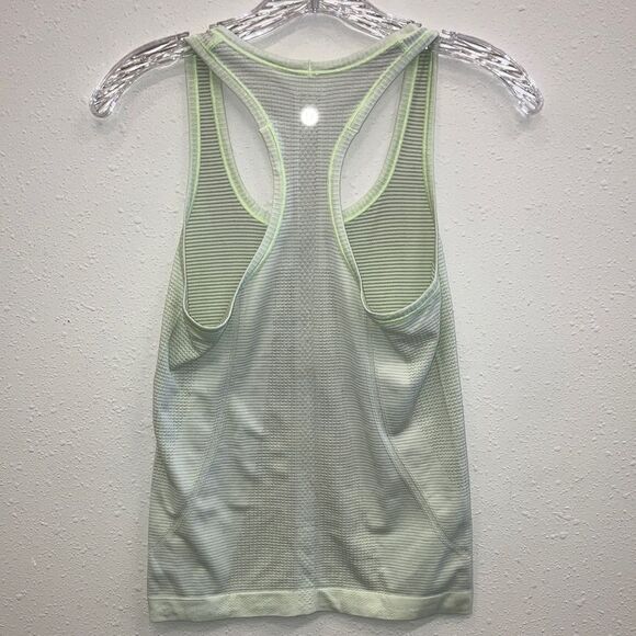 ❌Lululemon Light neon yellow Swiftly tech Racerback Tank Top size 4 - Picture 4 of 6